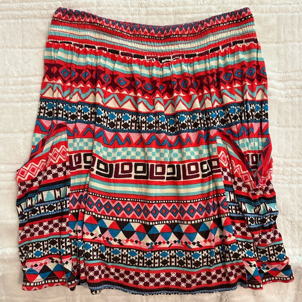 Forever 21 Tribal Pattern Skirt